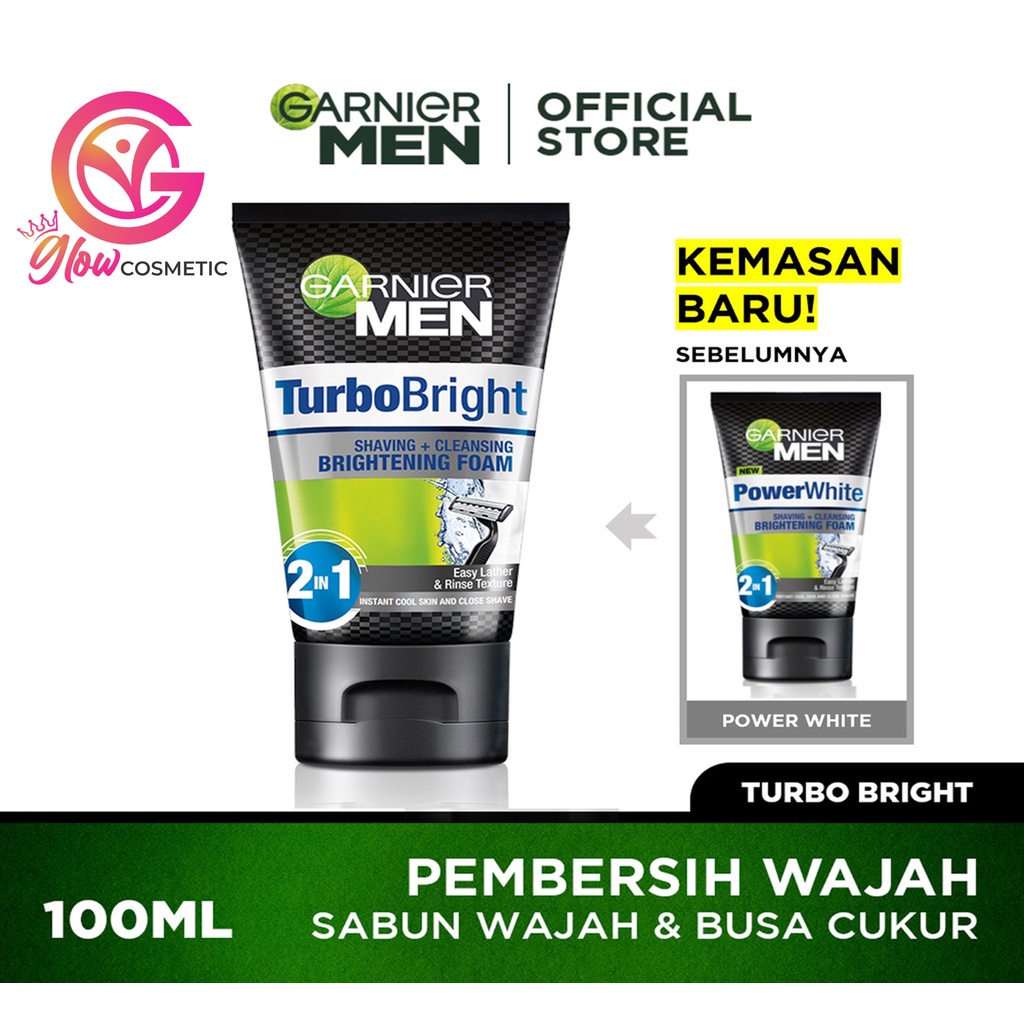 GARNIER MEN TURBO BRIGHT BRIGHTENING FOAM