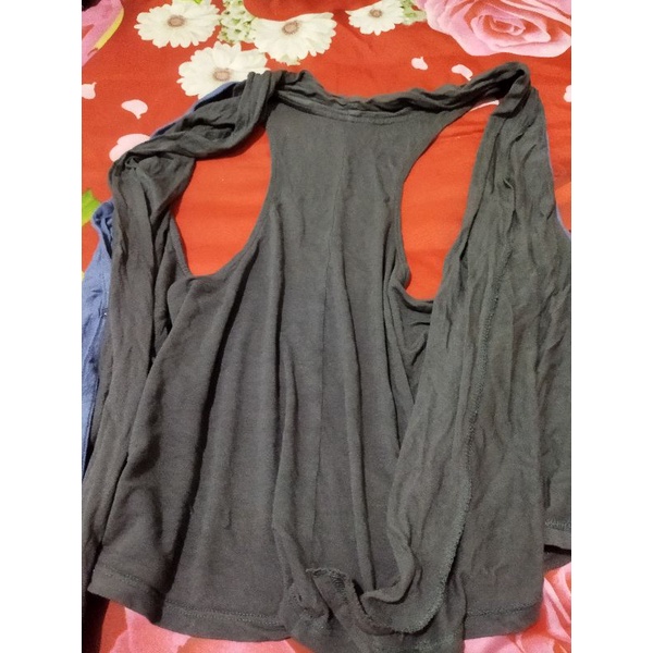 PRELOVED VEST/ROMPI KAOS TALI BELAKANG