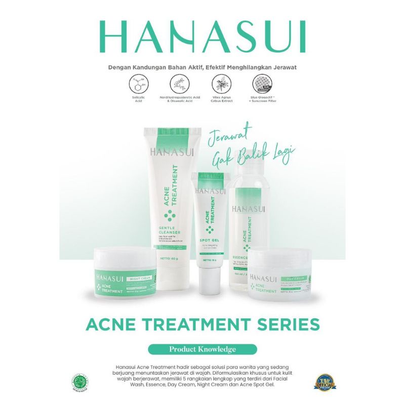 Harga ecer Hanasui Acne Series