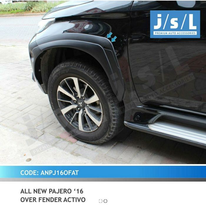 Over Fender All New Pajero Over Fender Activo Samping