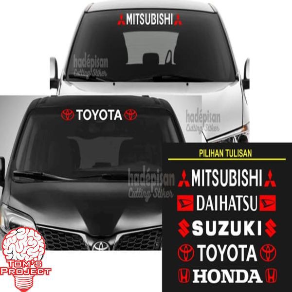 Stiker Mobil Cutting Sticker Kaca Mobil Merk Mobil Shopee Indonesia