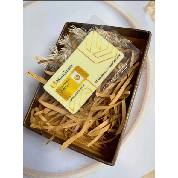 emas minigram kepingan 0.02gr kadar 99.9%