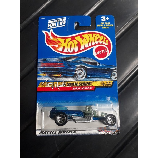 Hotwheels RIGOR MOTOR biru bird house base besi hw balap