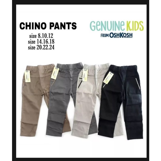 Celana Anak Chino Laki laki Panjang Cowok 1 2 3 4 5 6 7 8 9 10 tahun Kekinian Pakaian chinos jeans