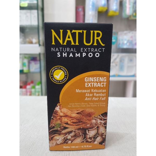 Natur Natural Extract Shampoo Ginseng Extract 140 ml