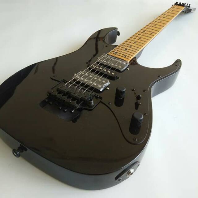 Gitar Listrik elektrik ibanez RG 350 black neck mapple