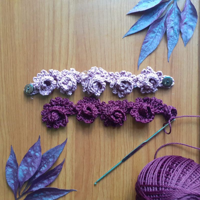 Connector Masker Rajut - Tali Masker Rajut - Masker Rajut - Aksesoris Wanita - Masker Kain