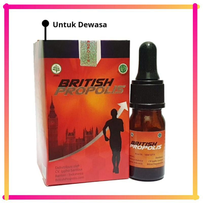 British Propolis Original Kemasan 6 ml Membantu Menyembuhkan Kanker Dan Tumor Original Bpom