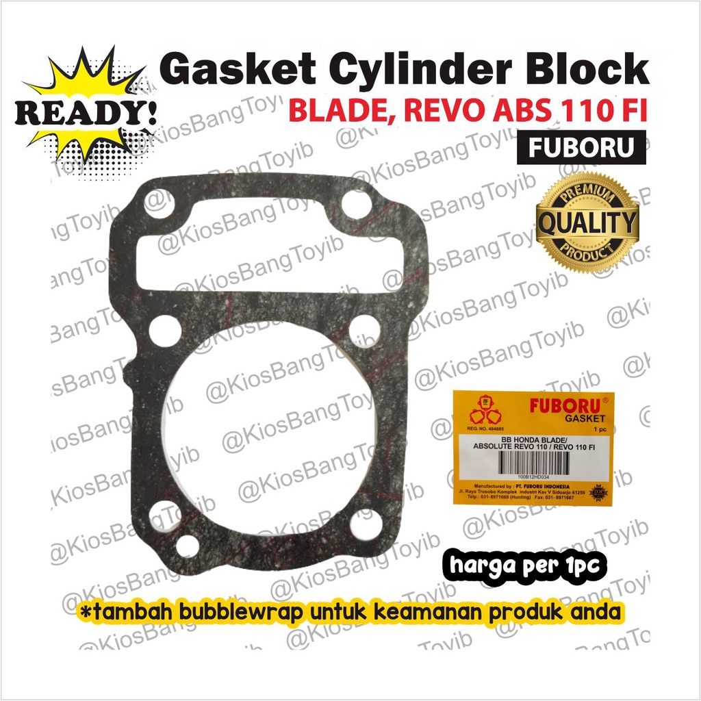 Packing Gasket Cylinder Block (BB) Blade Revo Abs 110 FI (FUBORU)