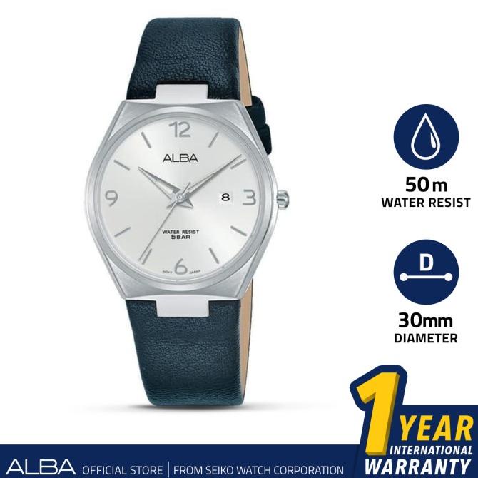 Jam Tangan Wanita Alba PRESTIGE Quartz Rubber AH7S31 Original barang ada