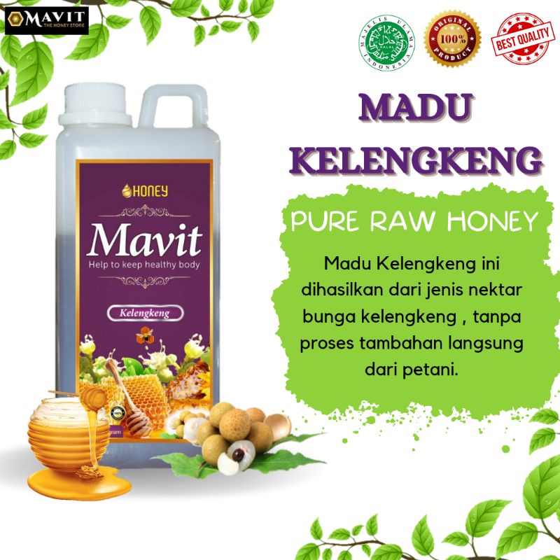 

Madu Murni Kelengkeng Madu Mavit 1000gr