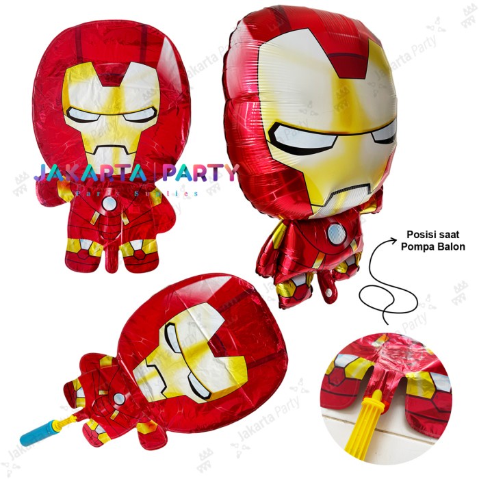 Balon Foil Ironman #2 / Balon Karakter Ironman / Balon Ironman