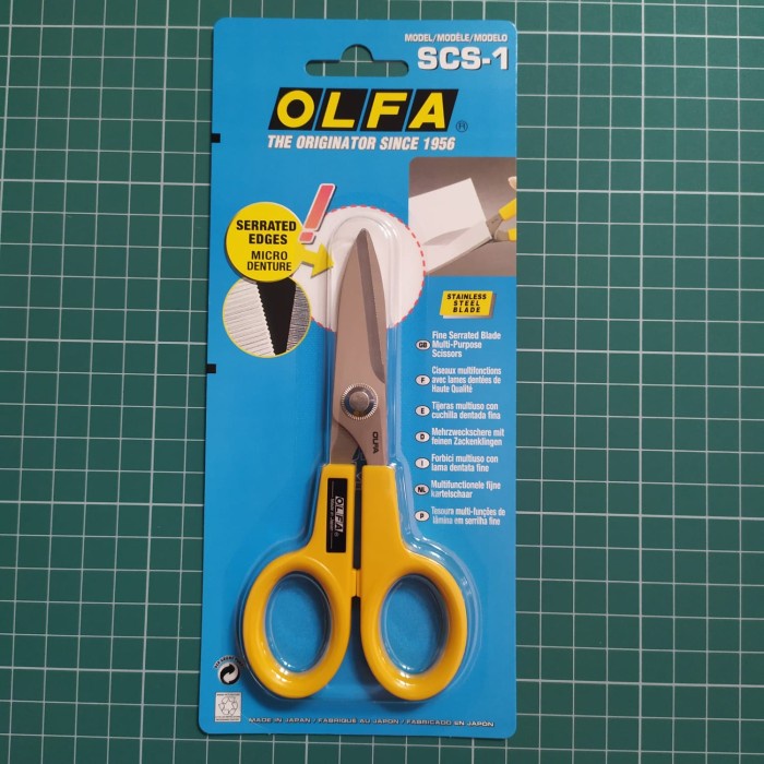 

Gunting Stainless Steel SCS-1 Olfa Stainless Steel Blade Scissors