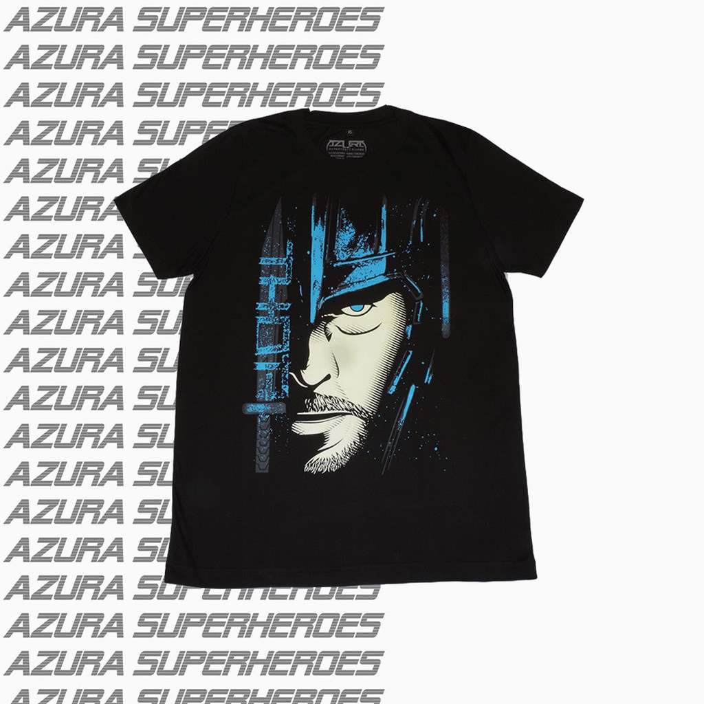  ANAK  KAOS  SUPERHEROES AZURA  IRON HALF FACE BLACK 