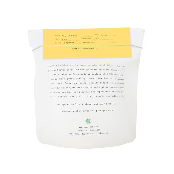 

[[BISA COD]] TEMA Tea Large Pouch - Bliss / Black Mango Tea - 80gr TERBATAS Kode 990