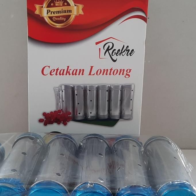 

Cetakan Lontong Stainless Steel Anti Karat Isi 1 Lusin ukuran 4x15