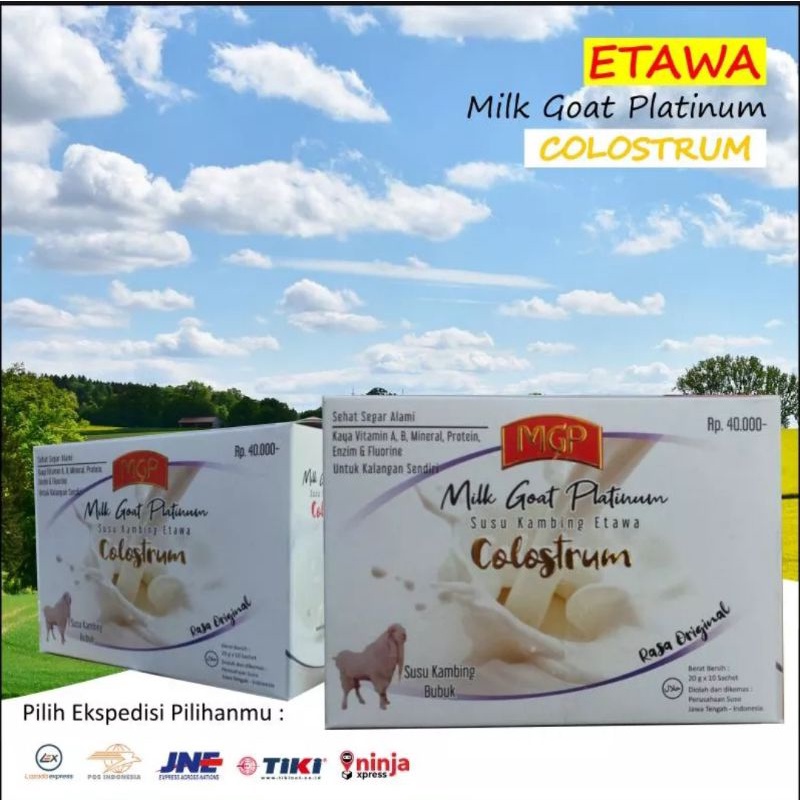 

SUSU KAMBING ETAWA BUBUK MGP PLUS COLOSTRUM MILK PLATINUM ISI 10 SHACET