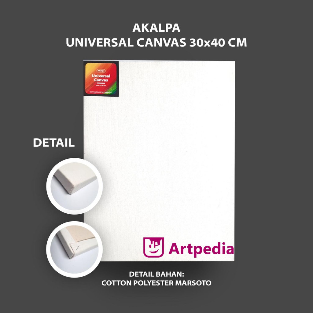 

AKALPA KANVAS LUKIS MARSOTO 30X40 CM / CANVAS TERBAIK / MEDIA LUKIS KANVAS / KANVAS PREMIUM