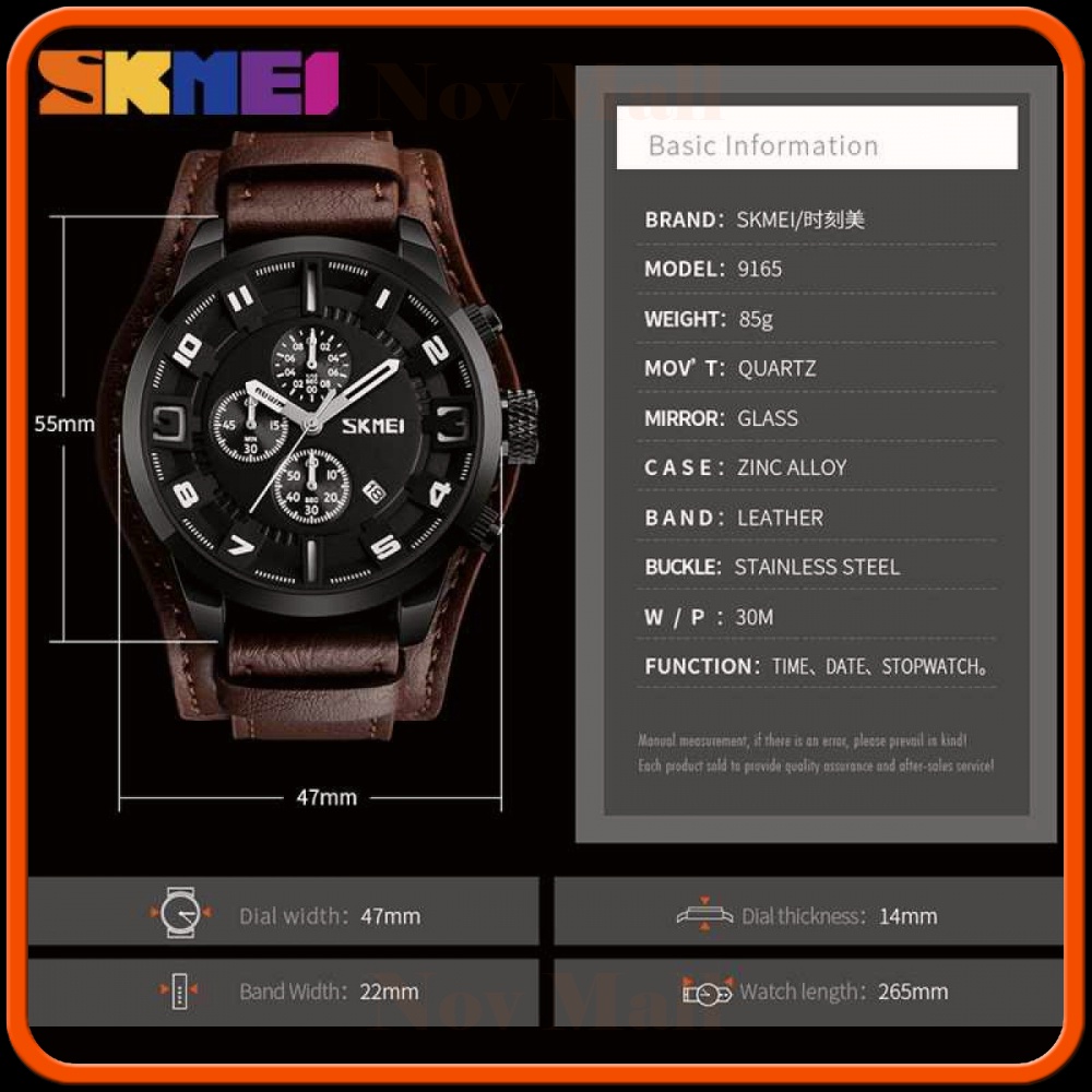 SKMEI Jam Tangan Analog Pria - 9165