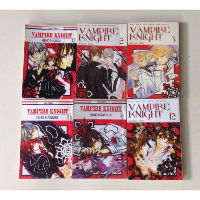 Komik Vampire knight cabutan vol 1,2,3,4,5,12