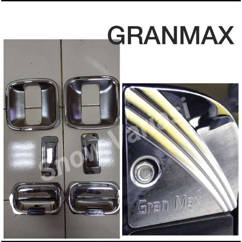 Paket outer handle tank cover granmax chrome