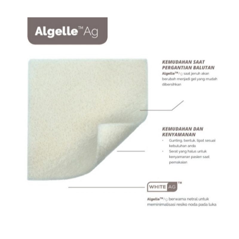 algelle ag silver calsium alginite dressing