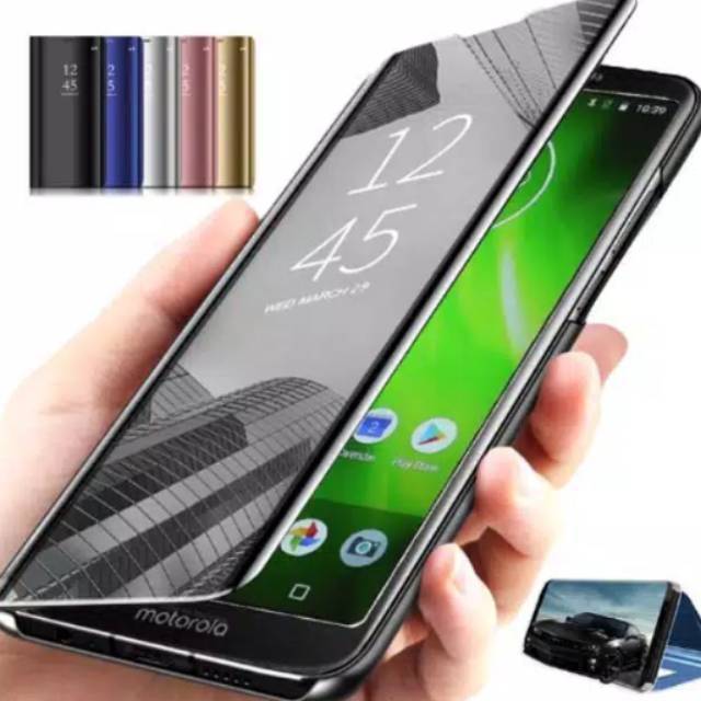 Flip cover case Vivo V19/V17 Clear view mirror Standing Cover