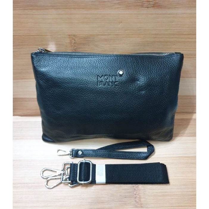 Handbag Dompet Tas tangan selempang Montblanc Import kulit asli Wanita