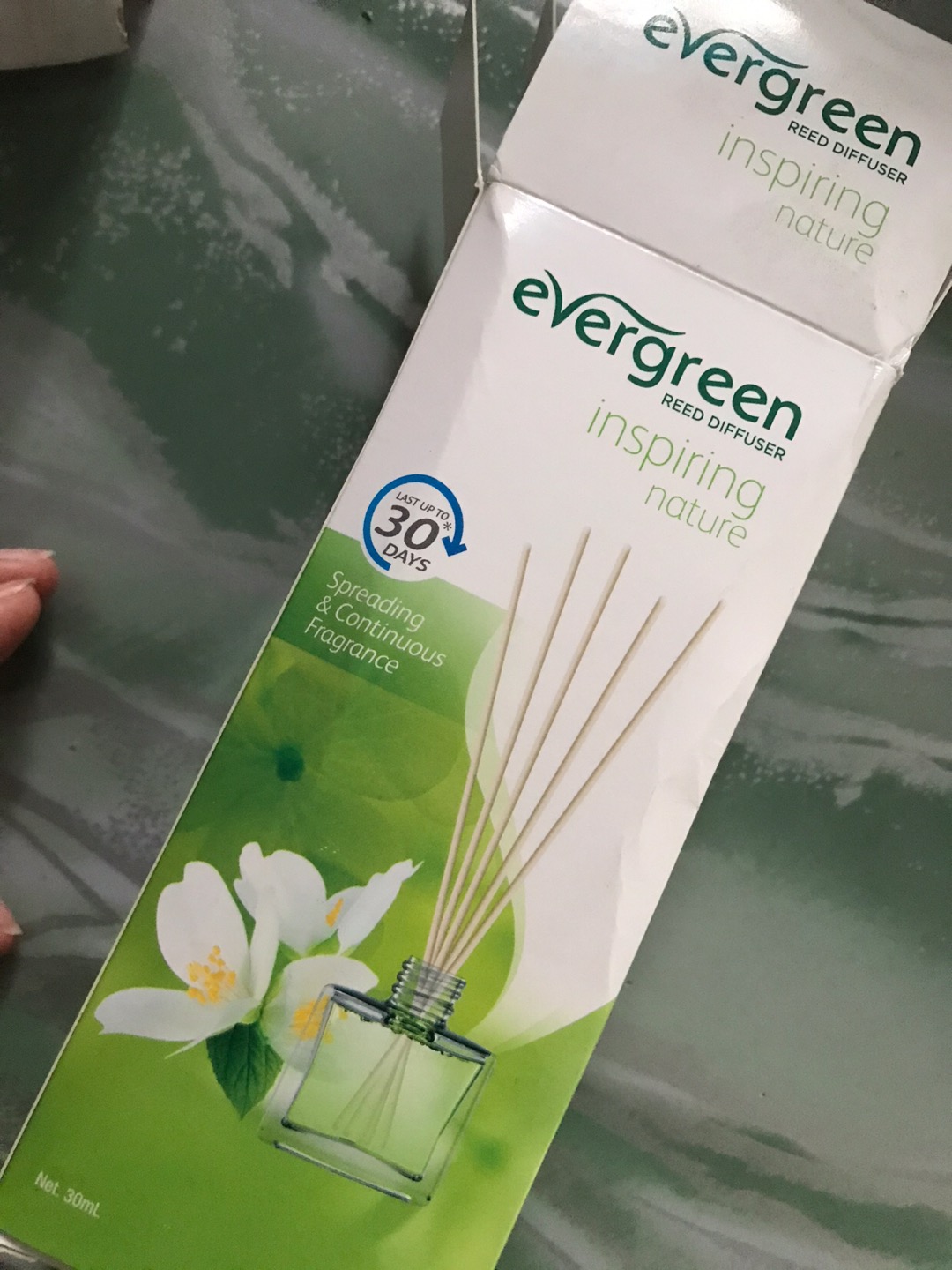 Evergreen / Reed Diffuser / 30ml / Set / Refill / Pengharum Ruangan / Aroma Bunga