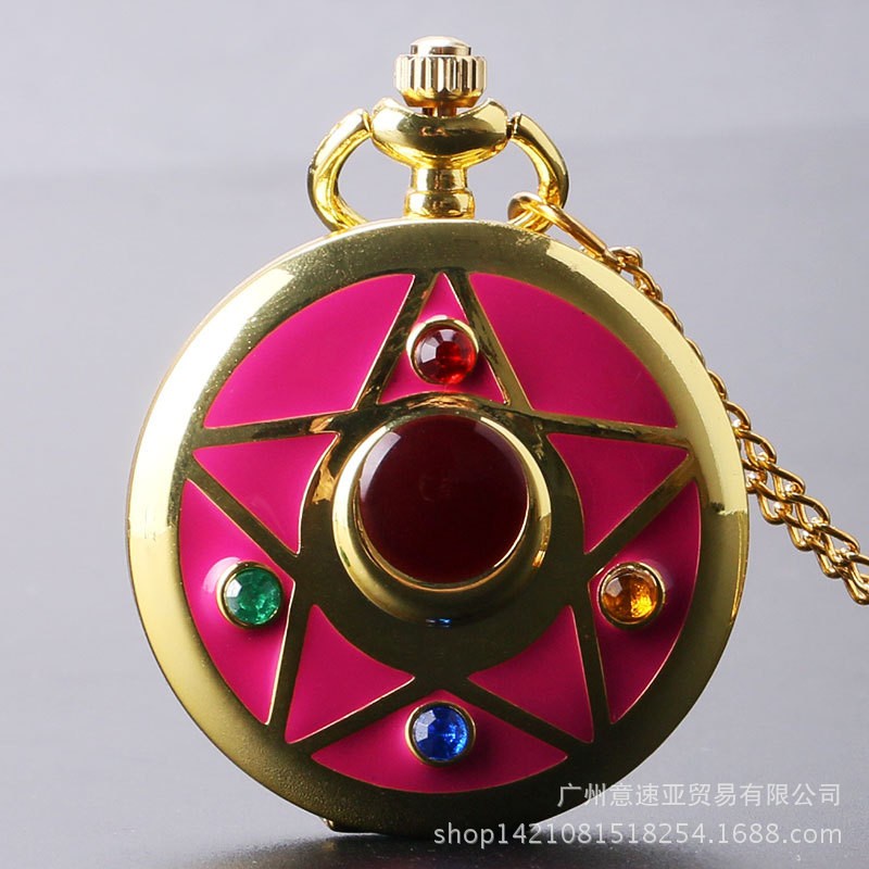 SPPW sailor moon pocket watch jam saku magical girl cosplay