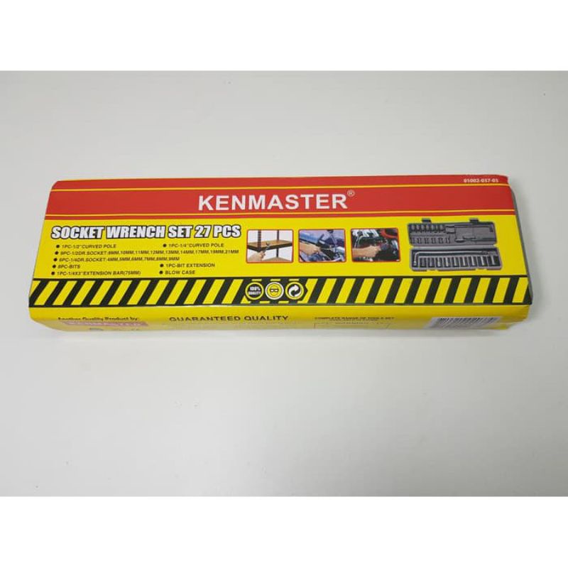 Kenmaster Kunci Sok Socket Kunci Set Motor 27 Pcs Kenmaster Kunci Sok Socket Kunci Set Motor 27 Pcs