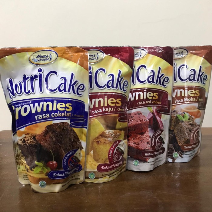 

TERBARU Nutricake Brownies Keju / Cokelat 230Gr - Coklat