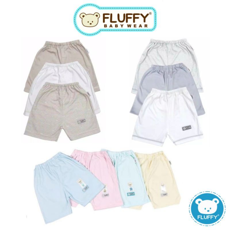 Fluffy Celana Bayi 3/4 C3S S/M/L