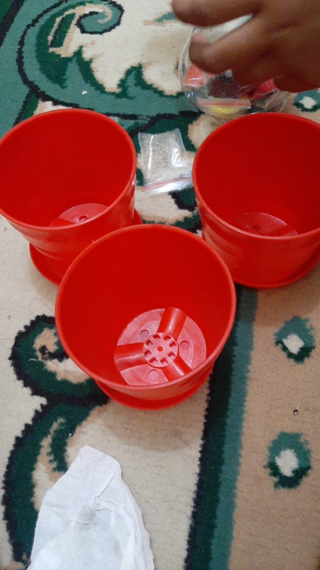 Pot Plastik Vas Bunga Vas Cantik  Pot Bunga Plastik Tanaman Hiasdekorasi Dan Perlengkapan Rumah