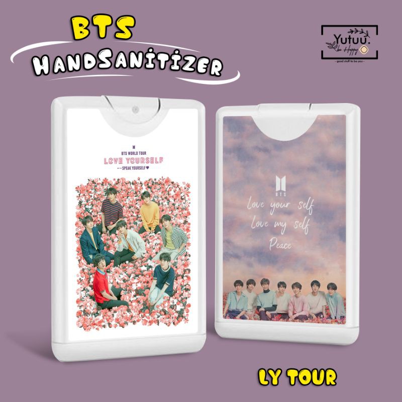 BANGTAN HANDSANITIZER POCKET SPRAY / KPOP HANDSANITIZER (FREE PHOTOCARD) fanmade