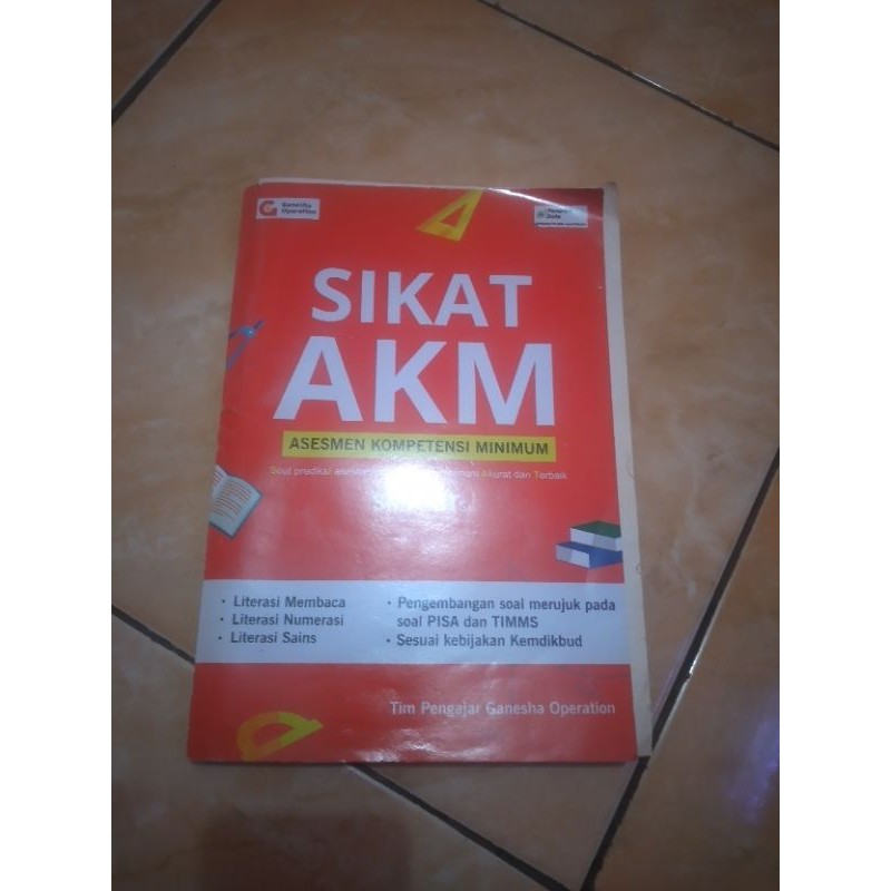 BUKU SIKAT AKM SMP BY GO PRELOVED FULL PEMBAHASAN ADA KUNCI JAWABAN