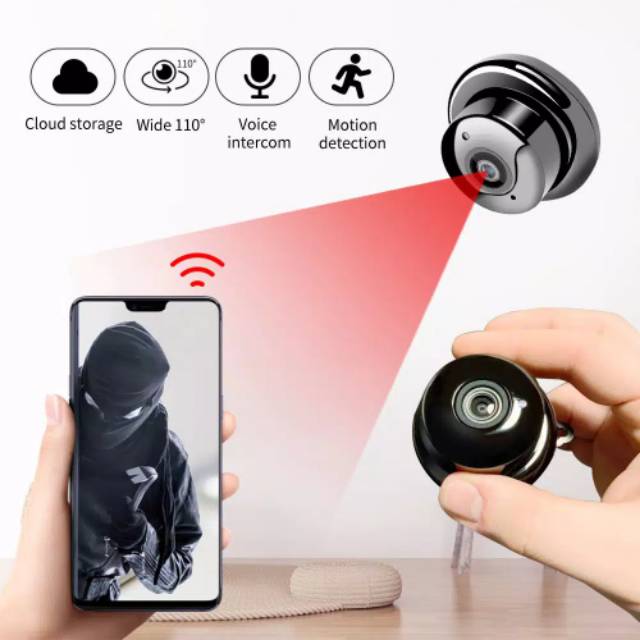 V380 PRO IP CAMERA 2MP FULL HD 1080P CCTV MINI WIFI SPYCAM WIRELESS INDOOR