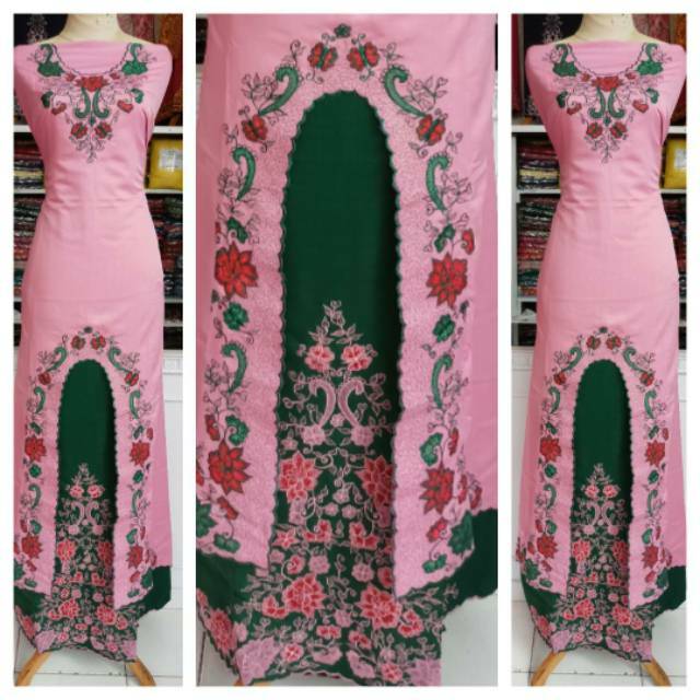 Bahan Baju Kurung Abaya Bordir