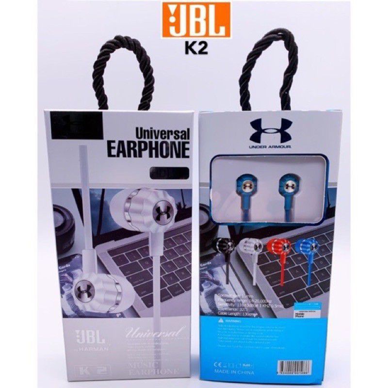 Hf Headset JBL K2 super bass stereo + mic kualitas bagus