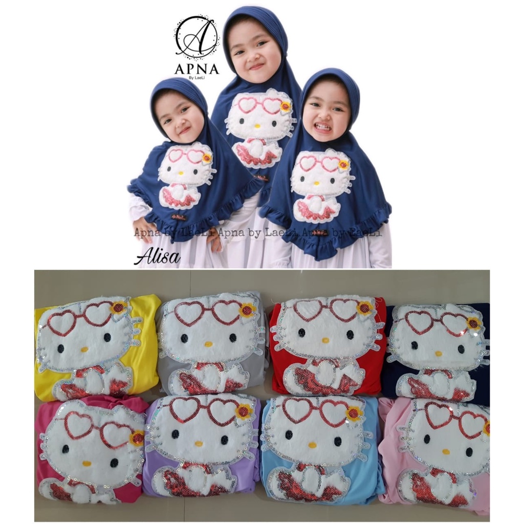 [ZBK] Jilbab Anak Alisa Apna