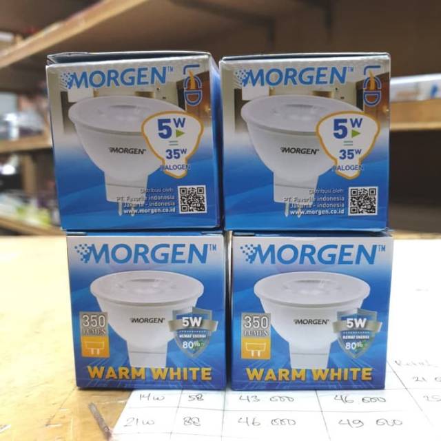 Morgen LED lampu sorot MR16 5W