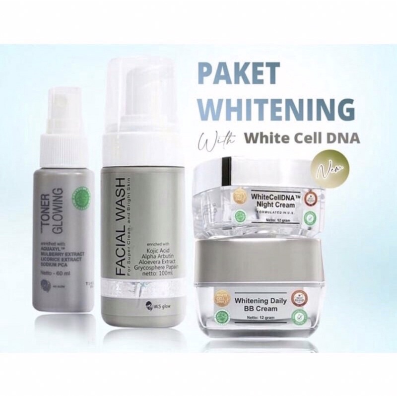 MS GLOW PAKET WHITE CELL DNA MS GLOW