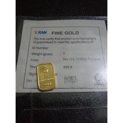 Logam Mulia 3 gram