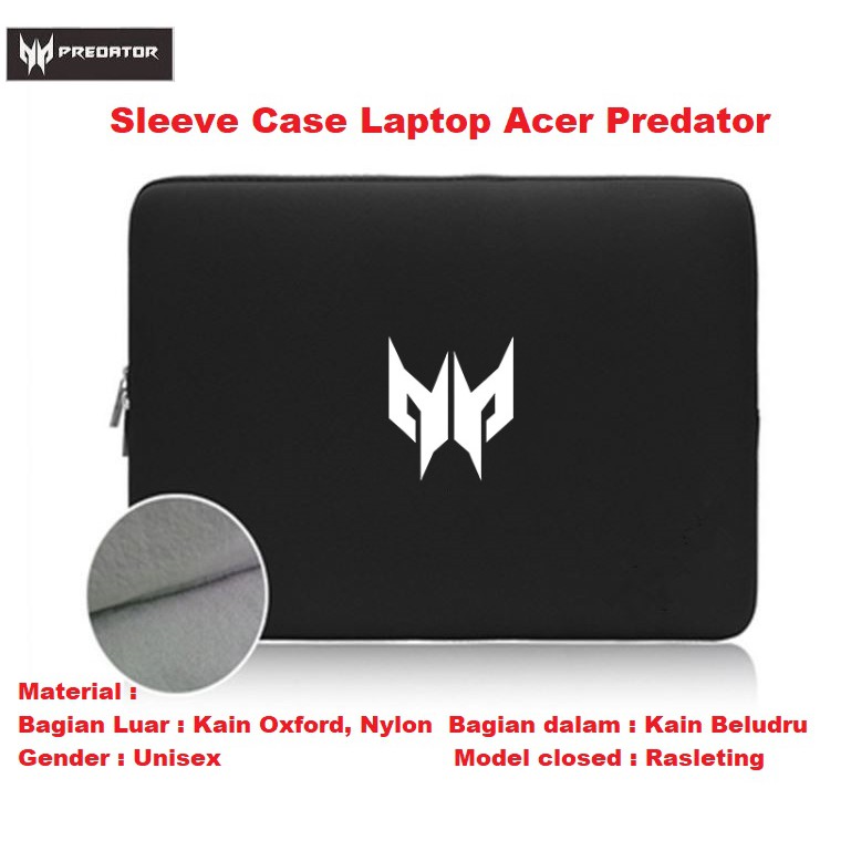 Sleeve case Cover Laptop sarung notebook Acer Predator terbaru