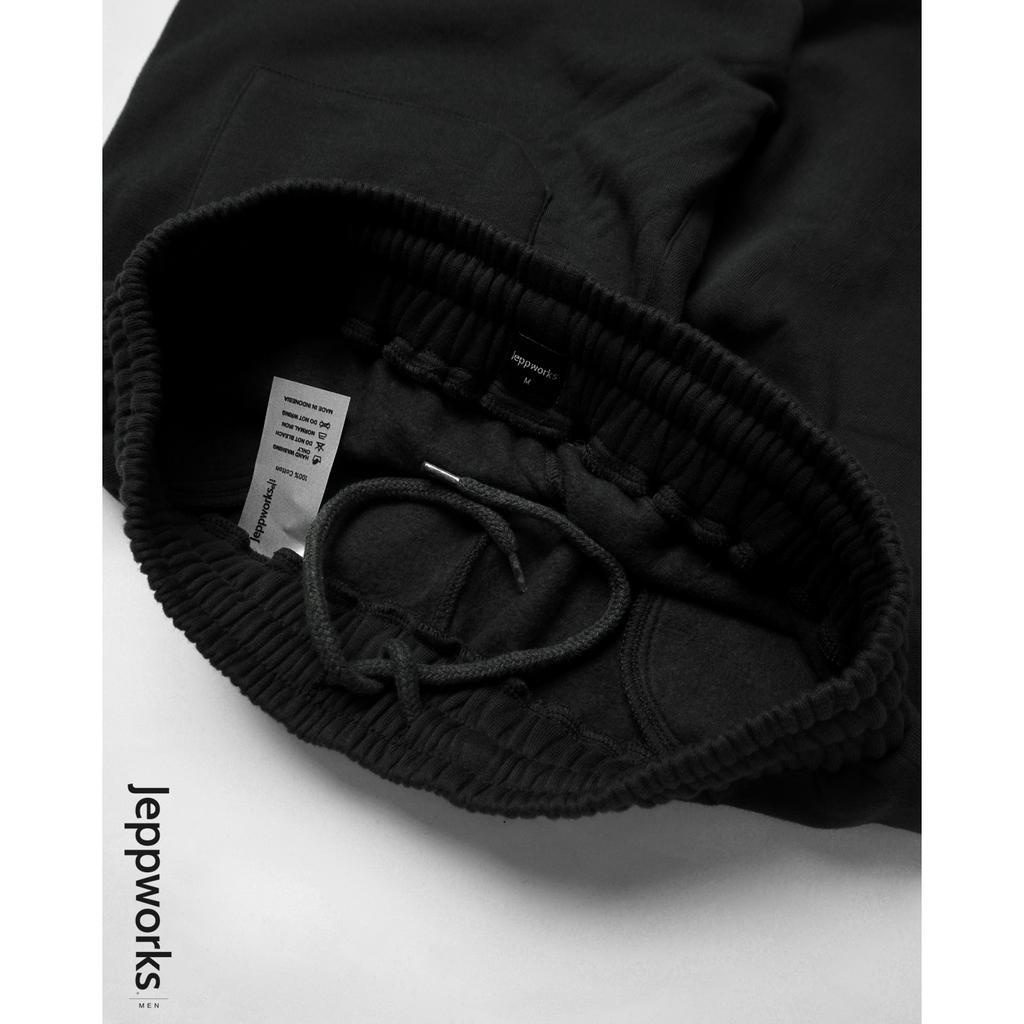 Jeppworks Relax Pants Celana Panjang Fleece Black