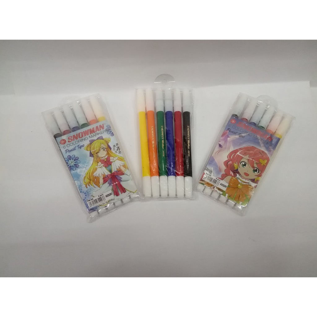 

Spidol Warna Snowman 6 warna