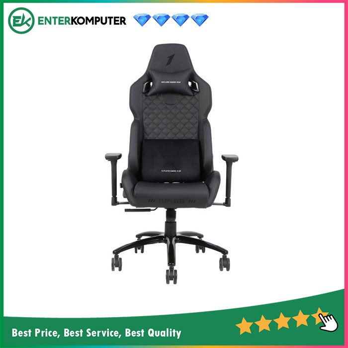 1STPLAYER GAMING CHAIR DK2 PRO - DARK BLACK - Comfort / Kursi Gaming