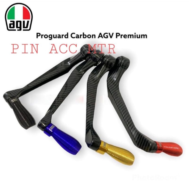 Proguard Handguard Carbon Jalu Black Aerox R15 V2 V3 V4 GSX R25 CB CBR Ninja R RR Nmax Vario new Pcx new dll Universal motor