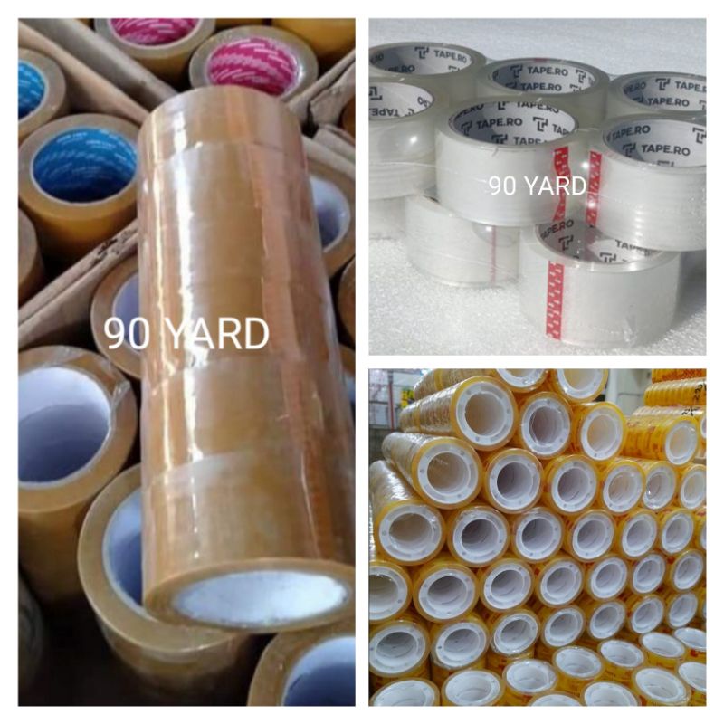 

Lakban bening 90 YARD - Lakban Coklat - Isolasi - Lem - glue - LEM ALUMUNIUM