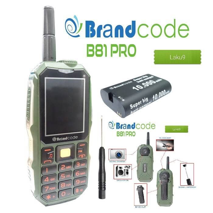 Handphone Brandcode B.81Pro Prince Pc.9000 Maxtron C.15 Aldo Mito